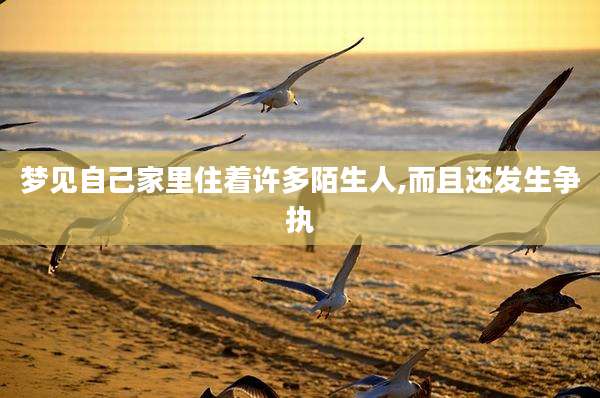 梦见自己家里住着许多陌生人,而且还发生争执