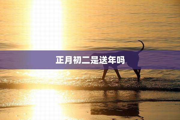 正月初二是送年吗