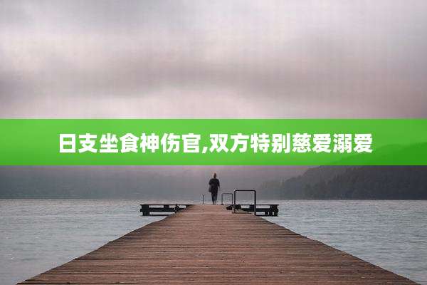 日支坐食神伤官,双方特别慈爱溺爱