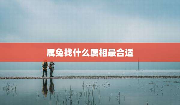 属兔找什么属相最合适