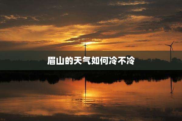 眉山的天气如何冷不冷