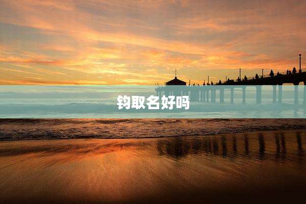 钧取名好吗