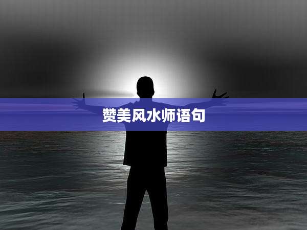 赞美风水师语句