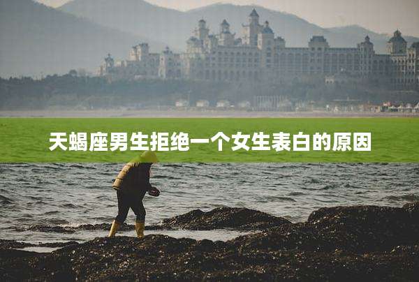 天蝎座男生拒绝一个女生表白的原因