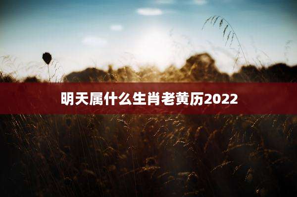 明天属什么生肖老黄历2022
