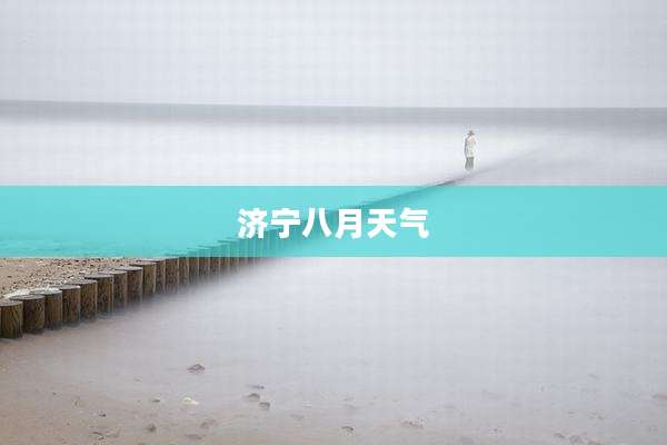 济宁八月天气