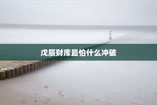 戊辰财库最怕什么冲破