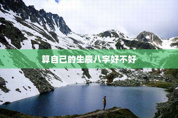 算自己的生辰八字好不好