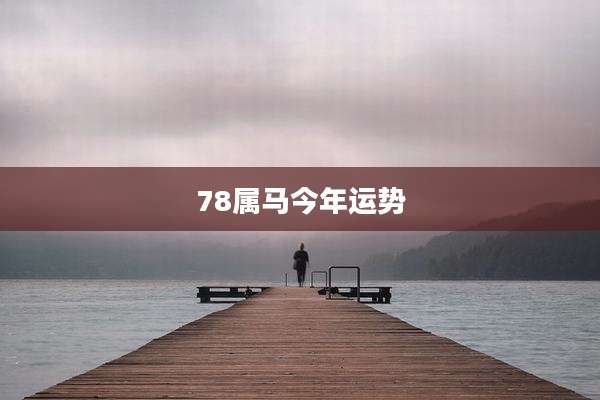 78属马今年运势