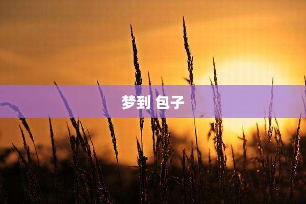 梦到 包子