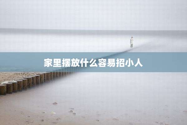家里摆放什么容易招小人