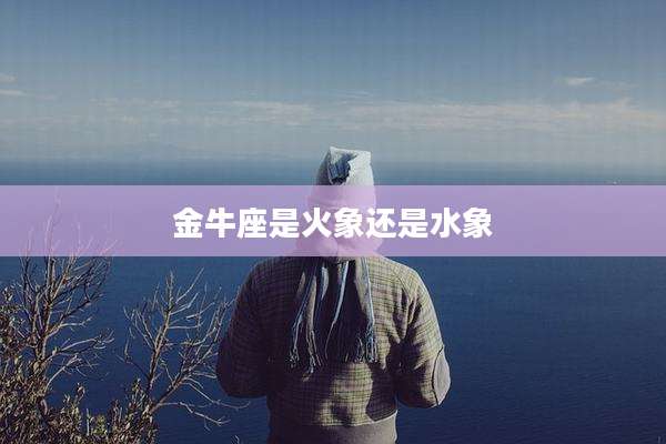 金牛座是火象还是水象