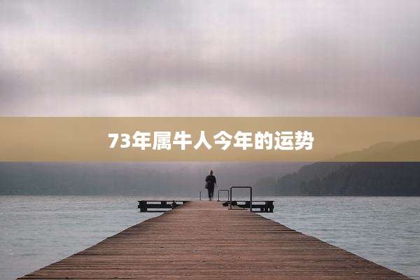 73年属牛人今年的运势