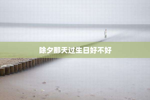 除夕那天过生日好不好