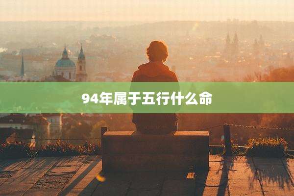 94年属于五行什么命