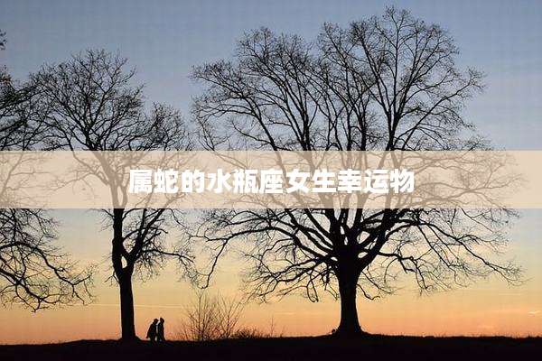 属蛇的水瓶座女生幸运物
