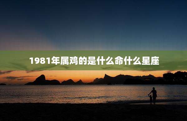 1981年属鸡的是什么命什么星座