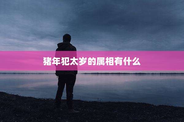 猪年犯太岁的属相有什么