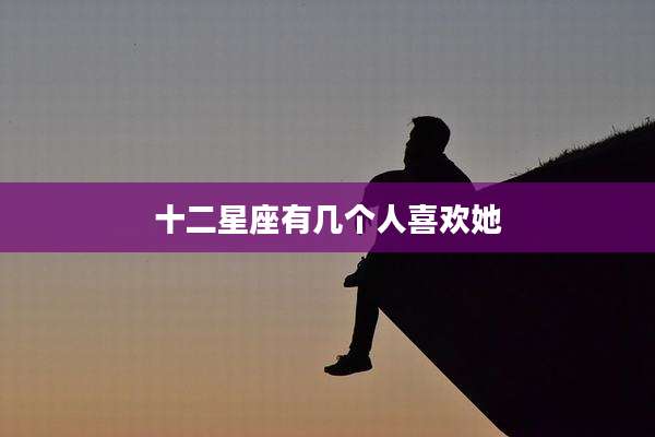 十二星座有几个人喜欢她