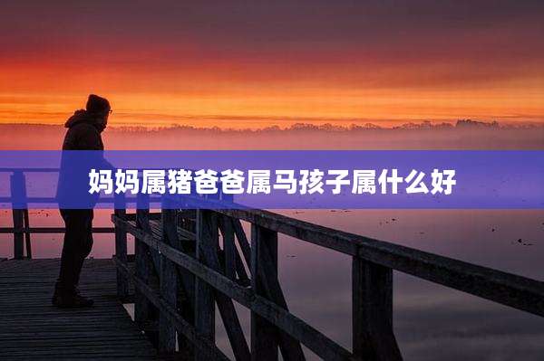 妈妈属猪爸爸属马孩子属什么好