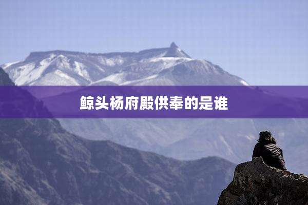 鲸头杨府殿供奉的是谁