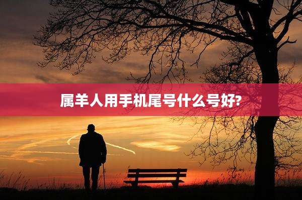 属羊人用手机尾号什么号好?