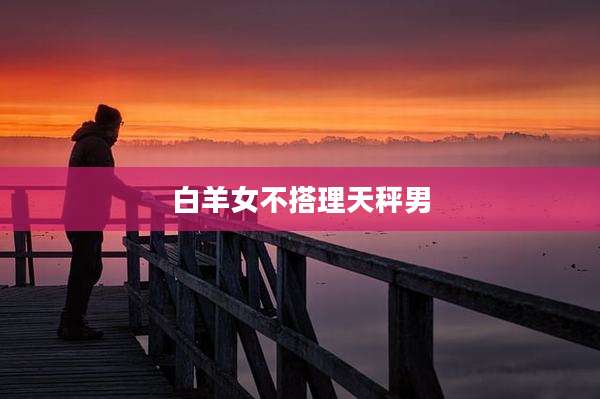 白羊女不搭理天秤男