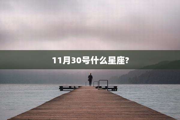 11月30号什么星座?