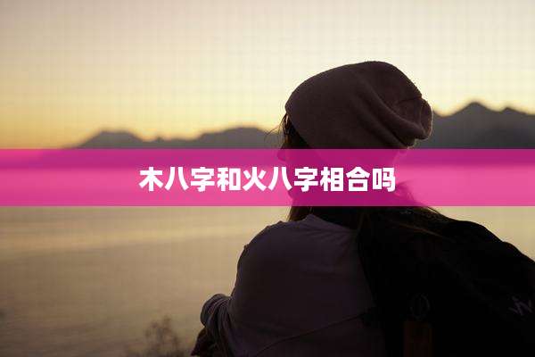 木八字和火八字相合吗