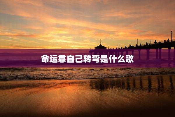 命运靠自己转弯是什么歌