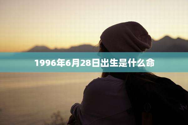 1996年6月28日出生是什么命