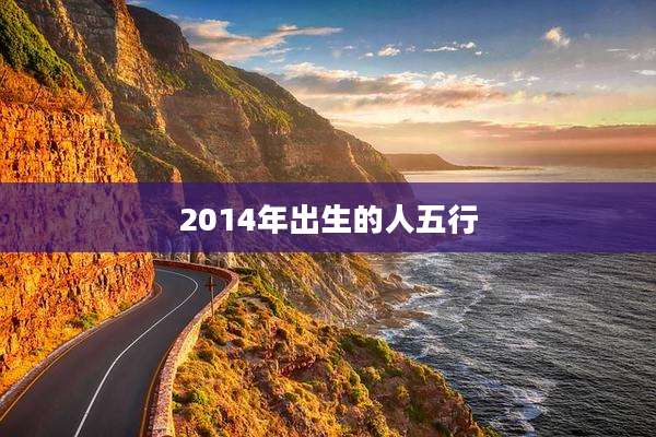 2014年出生的人五行