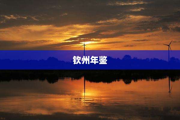钦州年鉴