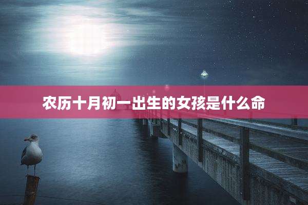 农历十月初一出生的女孩是什么命