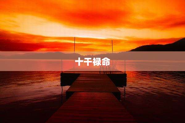 十干禄命