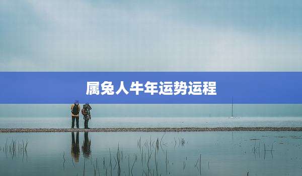 属兔人牛年运势运程