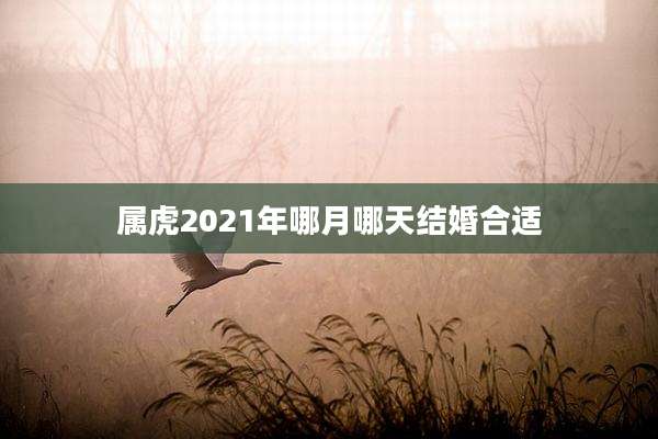 属虎2021年哪月哪天结婚合适