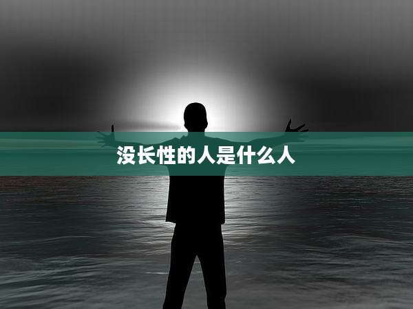 没长性的人是什么人