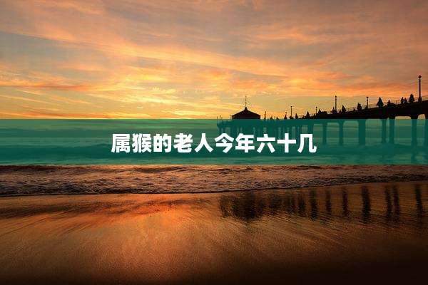属猴的老人今年六十几