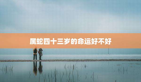 属蛇四十三岁的命运好不好