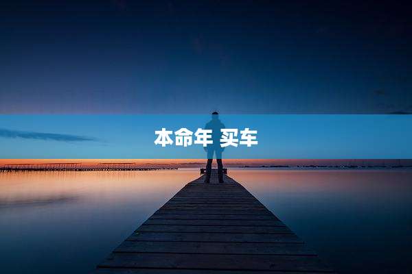 本命年 买车