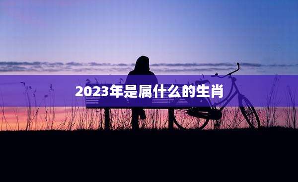 2023年是属什么的生肖
