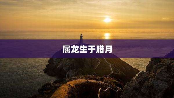 属龙生于腊月