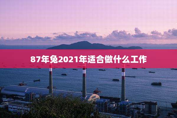 87年兔2021年适合做什么工作