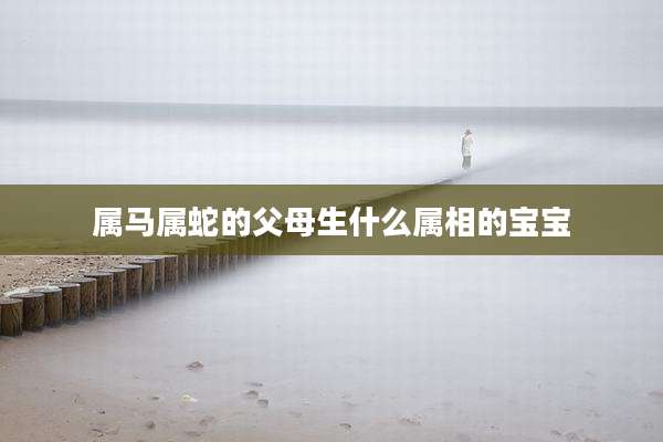 属马属蛇的父母生什么属相的宝宝