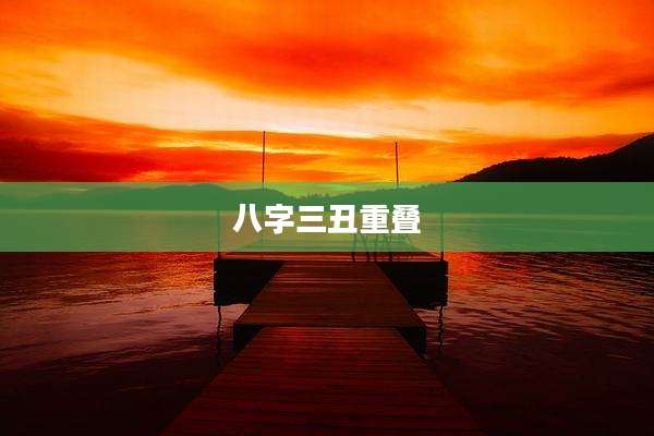 八字三丑重叠