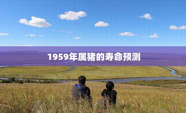 1959年属猪的寿命预测