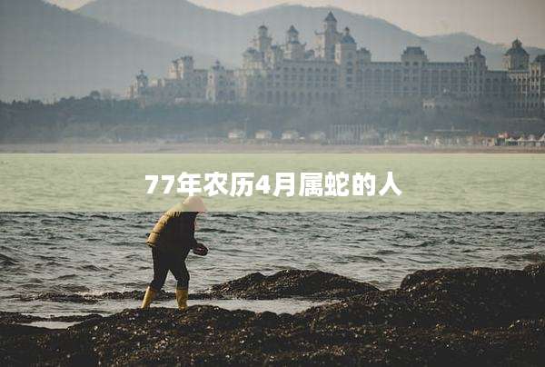 77年农历4月属蛇的人