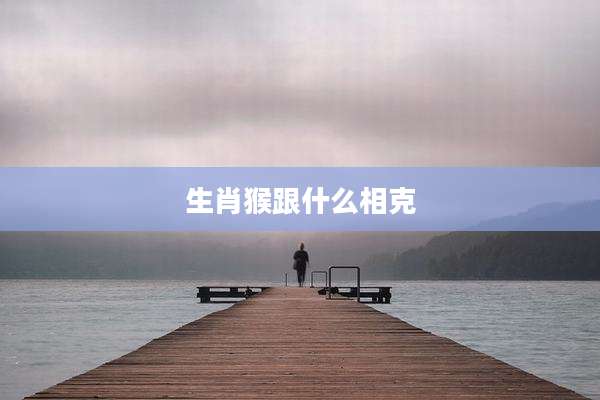 生肖猴跟什么相克