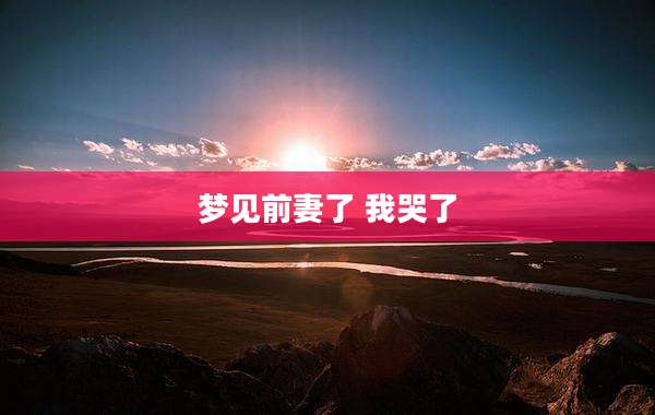 梦见前妻了 我哭了